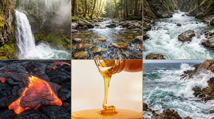 Synonyms for Running Water and Other Moving Liquids